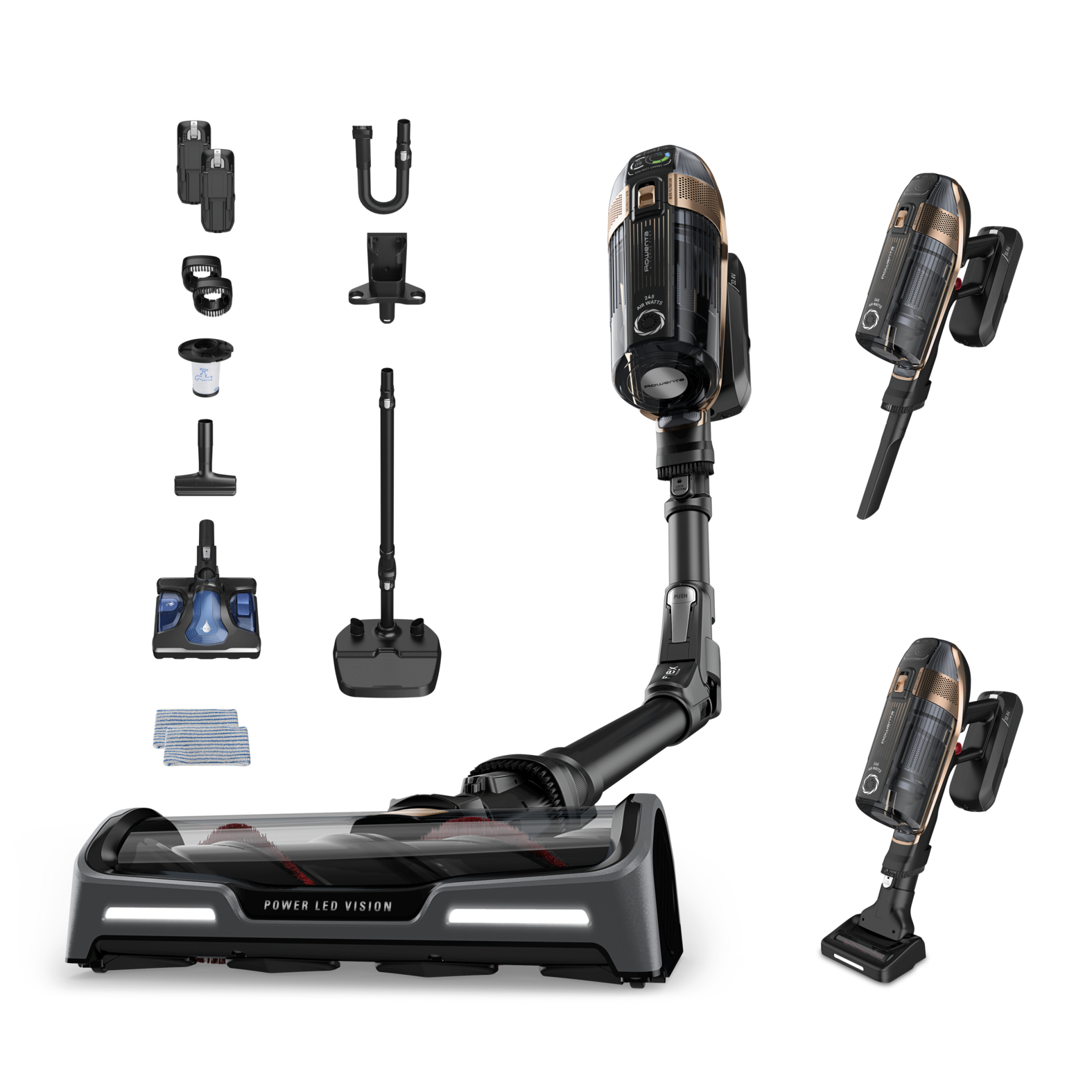 Pokončni sesalnik RH99G3W Rowenta X-Force Flex 15.6